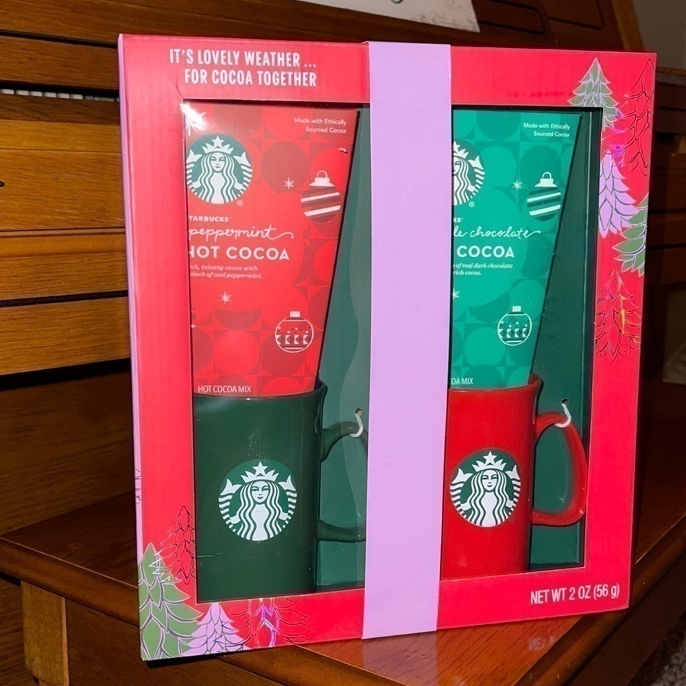COPY - Starbucks coffee mugs and hot cocoa